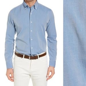 Perfect Pinpoint Regular Fit Sport Shirt, Large